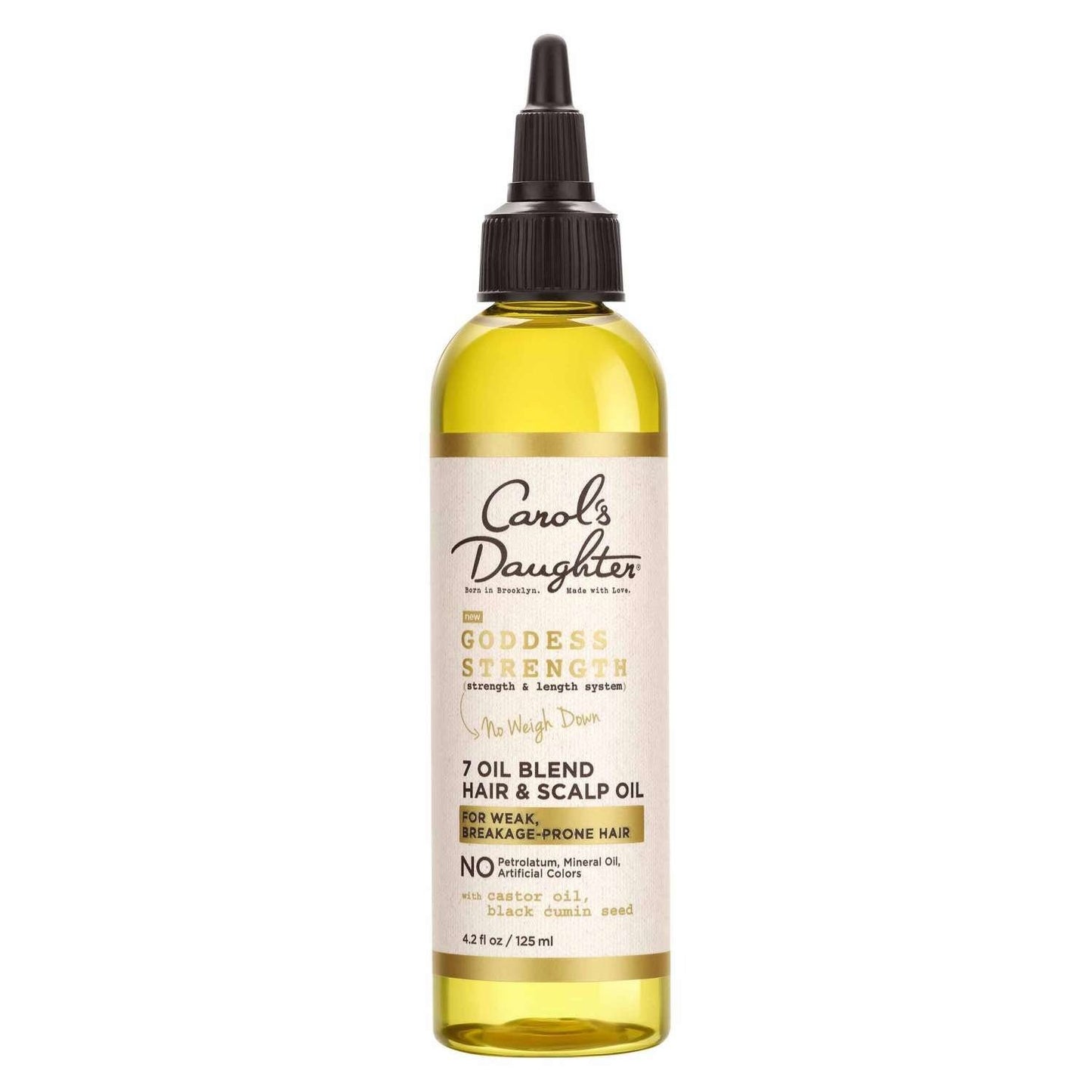 Carols Hija Diosa Fuerza 7 Aceite Cabello Cuero Cabelludo Aceite 4 Oz