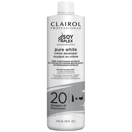 Clairol Pure White 20 Volumen Crema Desarrollador 16.0 Fl Oz