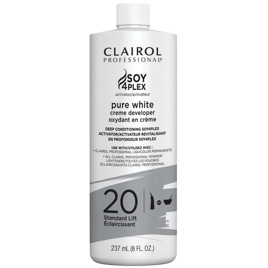 Clairol Pure White 20 Volumen Crema Desarrollador 8.0 Fl Oz