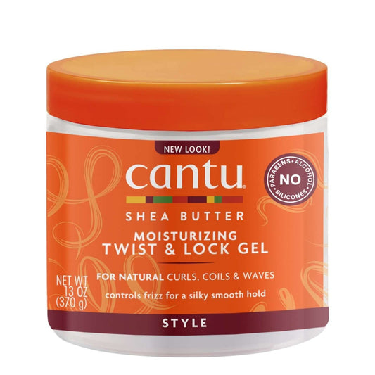 Cantu manteca de karité para cabello natural gel hidratante Twist Lock 13 oz