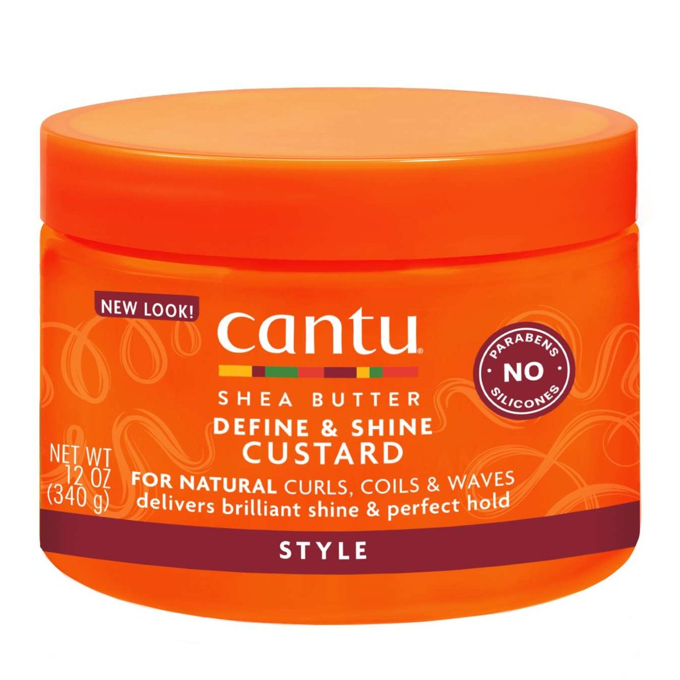 Manteca de karité Cantu para cabello natural Define Shine Natillas 12 oz