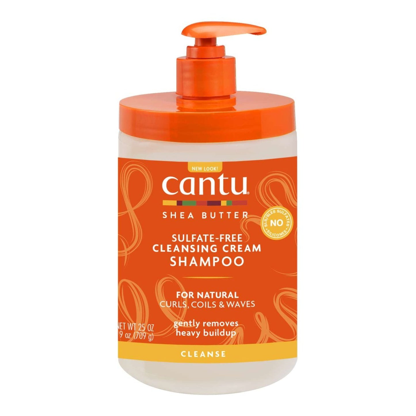 Cantu manteca de karité para cabello natural champú crema limpiadora sin sulfato 25 oz