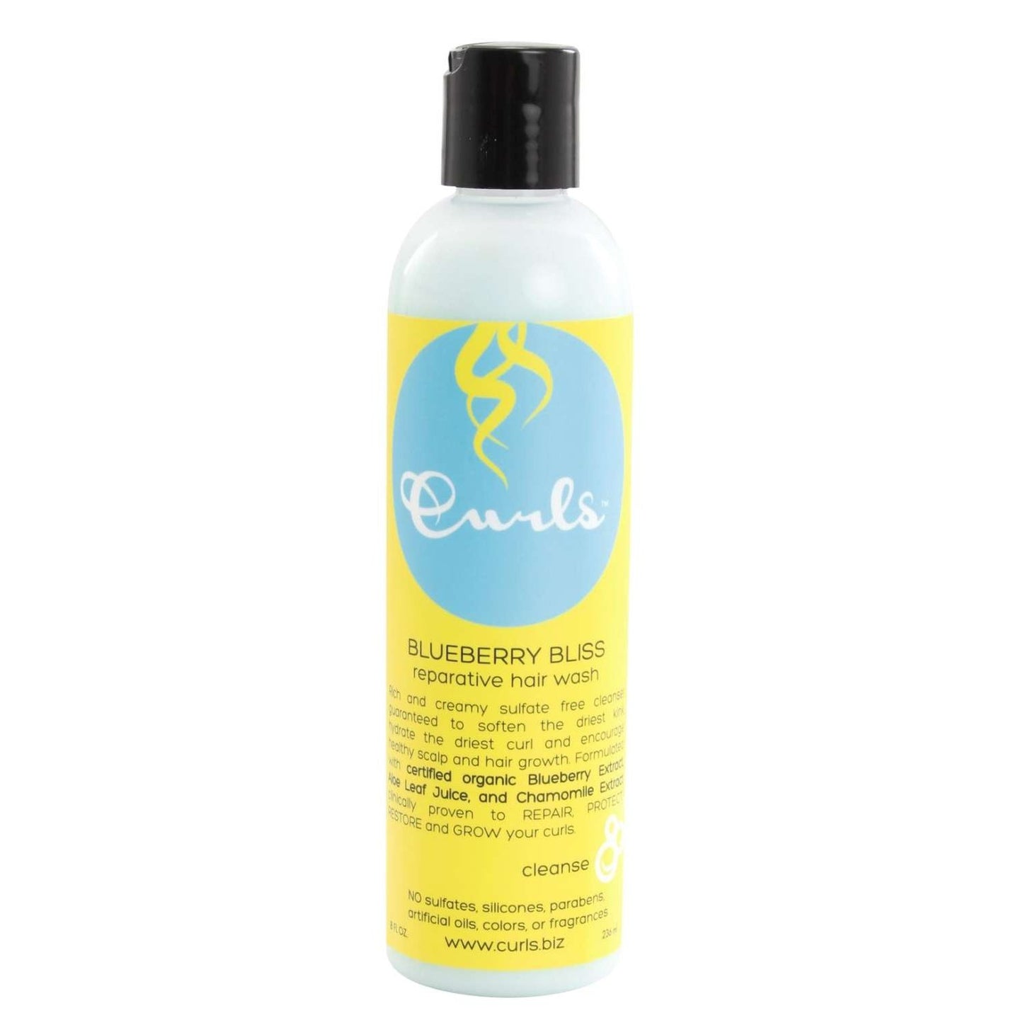 Lavado de cabello reparador Curls Blueberry 8 Oz