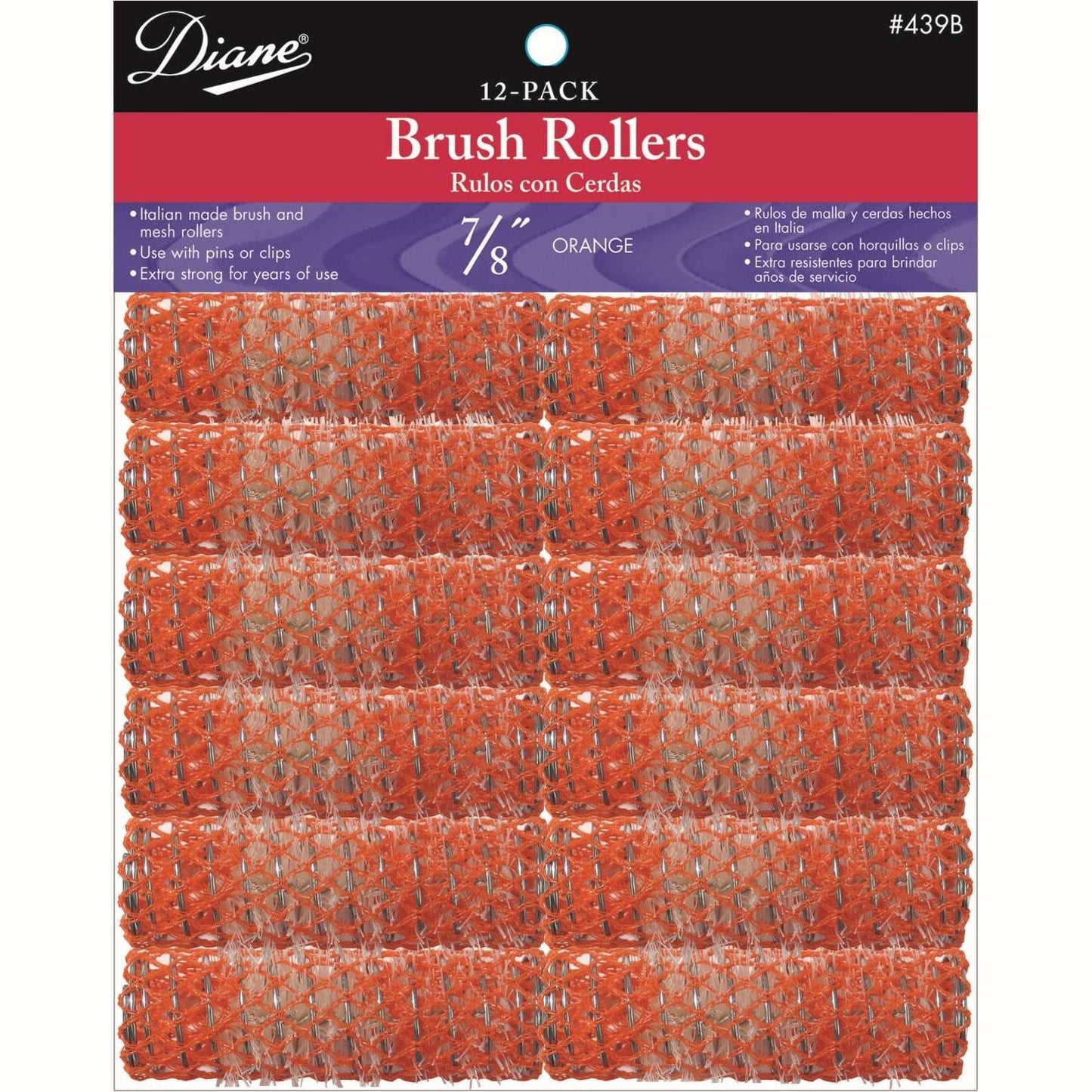 Diane Roller Brush 78  Orange