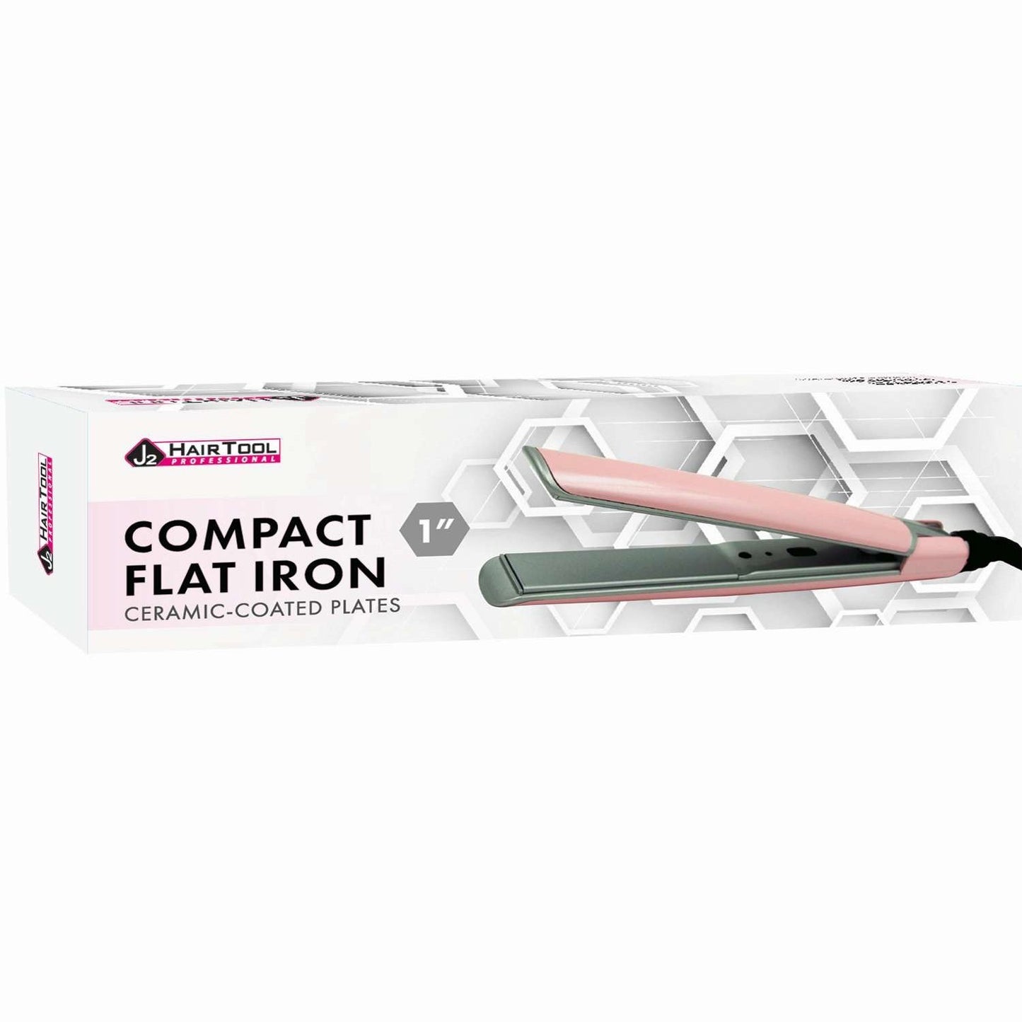 J2 Hair Tools Plancha Compacta Rosa