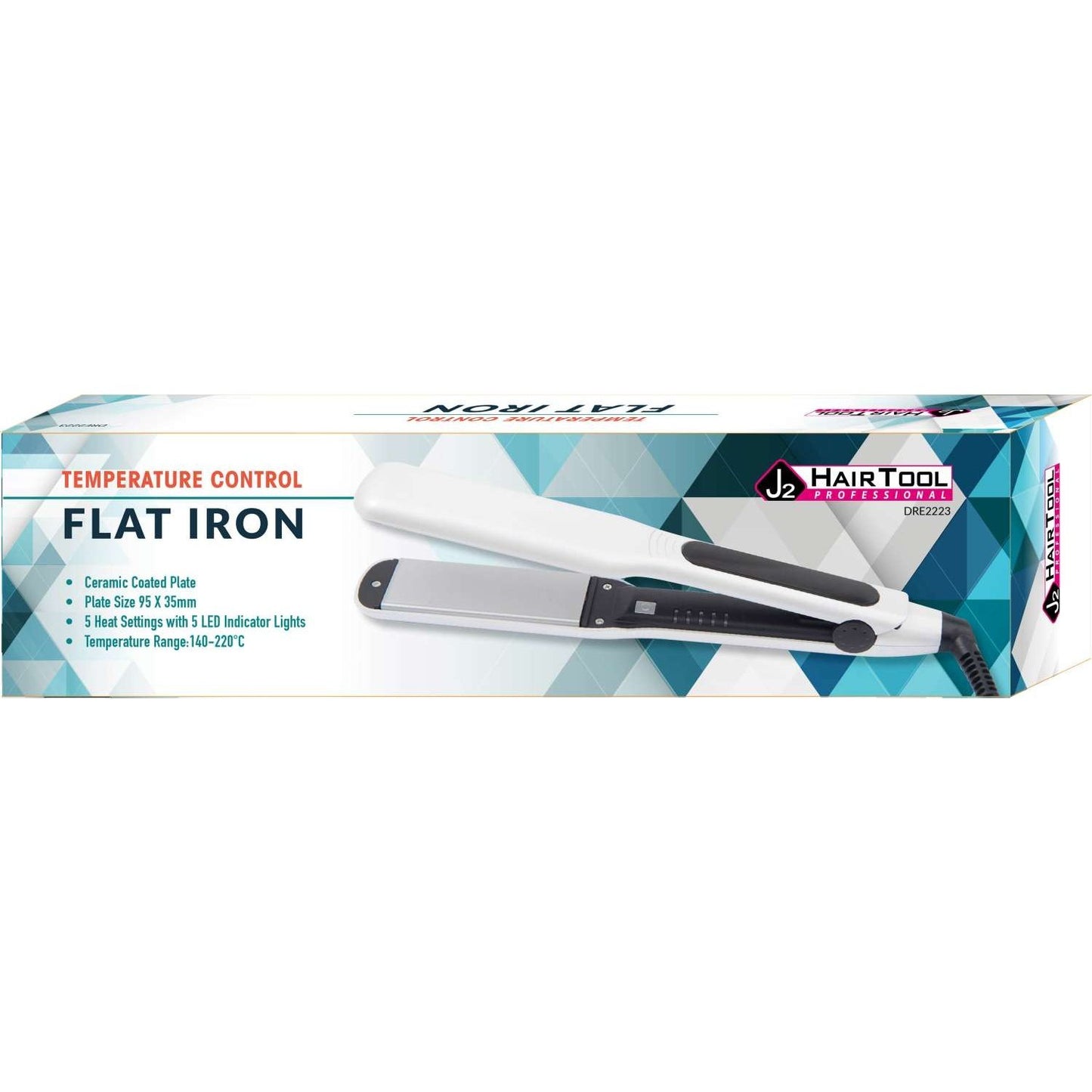 J2 Hair Tool Flat Iron 112  With Temperature Control