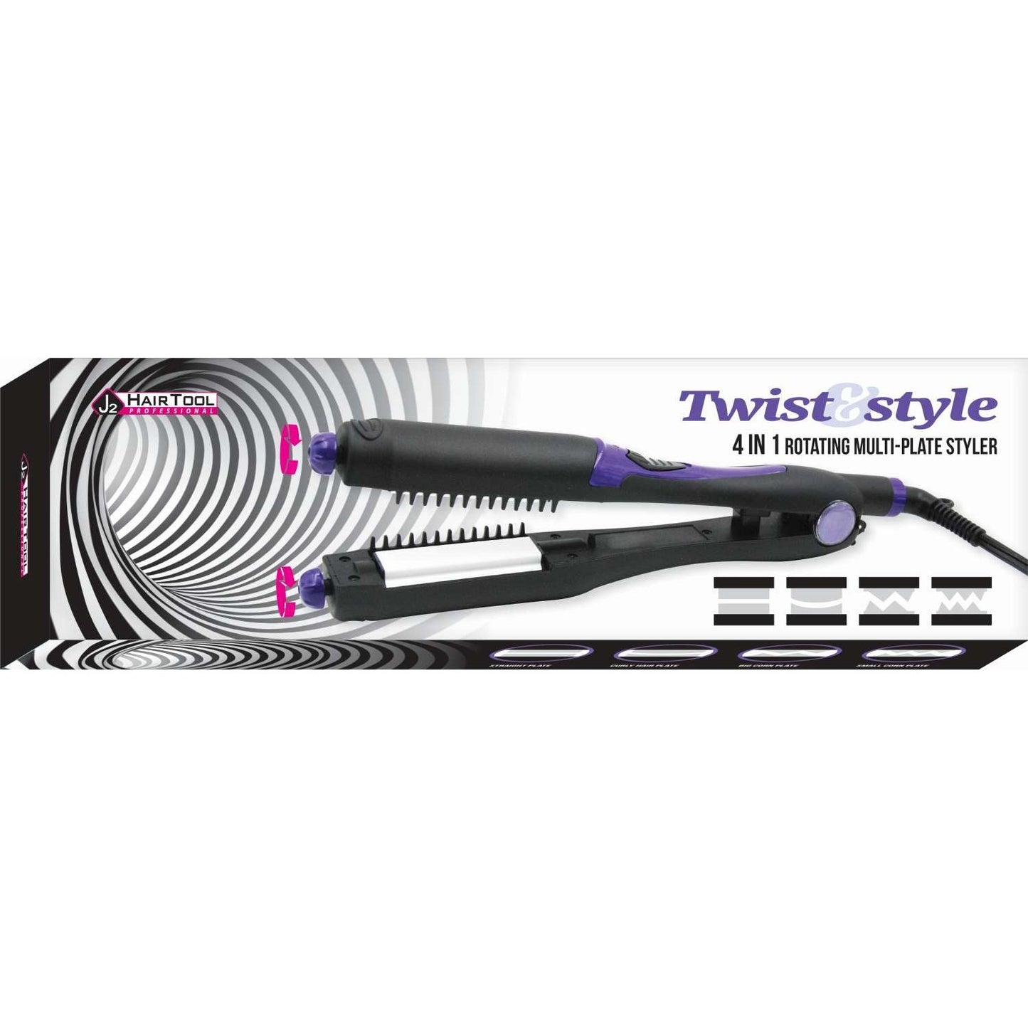 J2 Hair Tool 4 In 1 Hair Styler