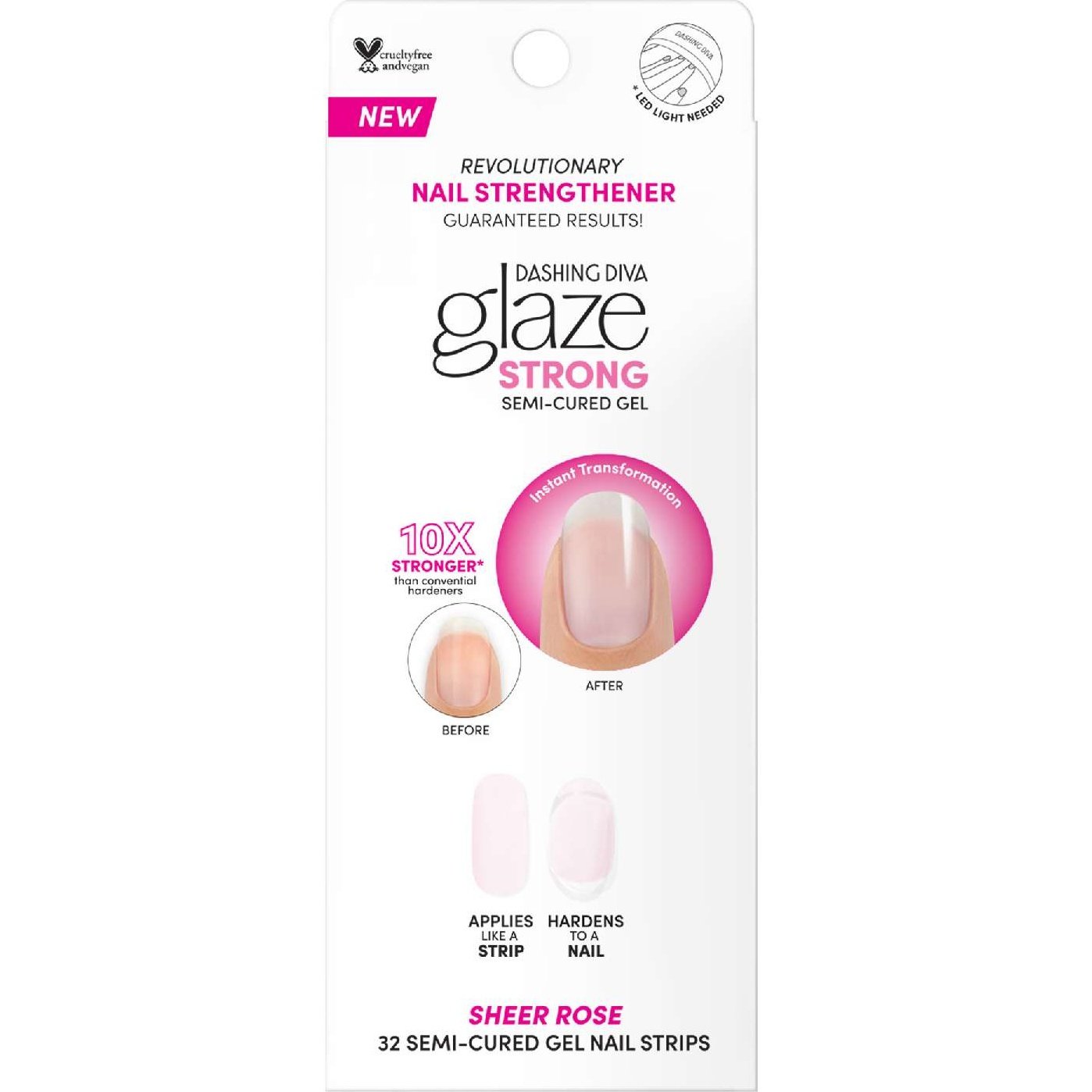 Dashing Diva Glaze Refill Sheer Rose