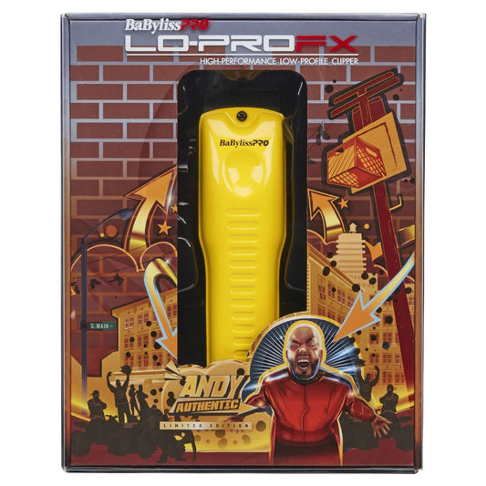 Babylisspro 4Barbers Influencer Collection Clipper Lo-Profx Amarillo Andy Auténtico