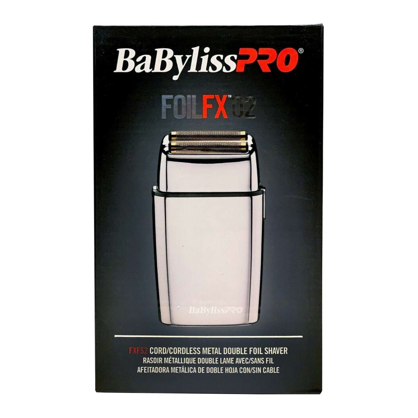 Babylisspro Foilfx02 Cordless Metal Double Foil Shaver Double