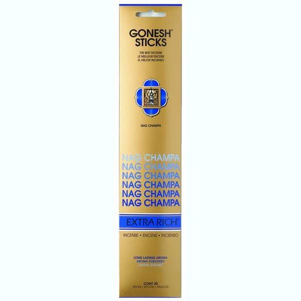 Gonesh Stick Extra Rich Nag Champa 20 Piece