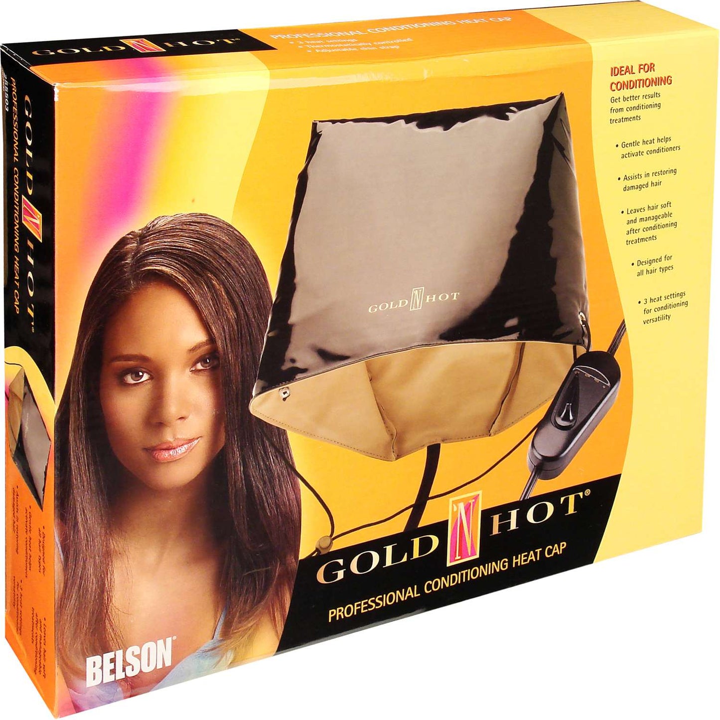 Gold N Hot Gold N Hot Gorro térmico acondicionador profesional