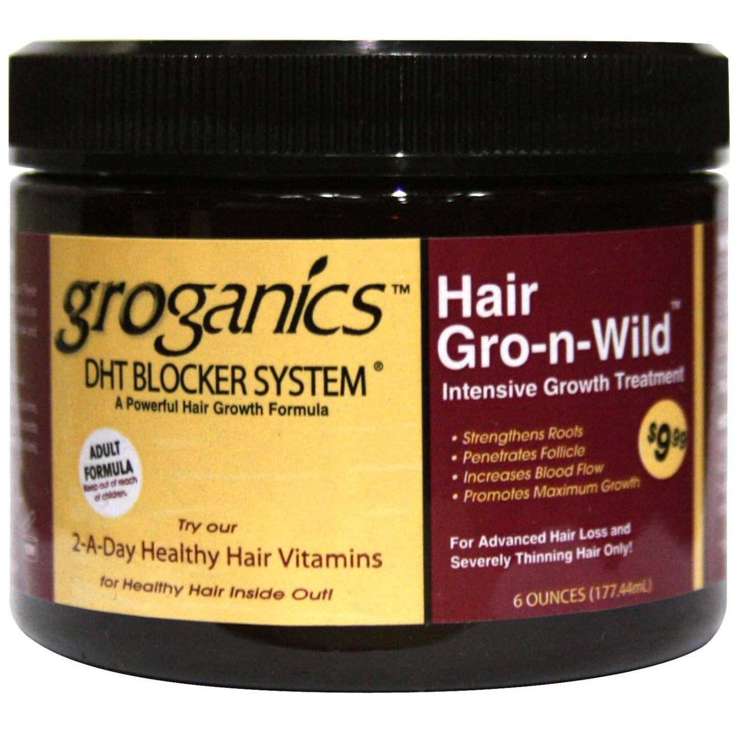 Groganics Cabello Gro-N-Wild 6 Oz