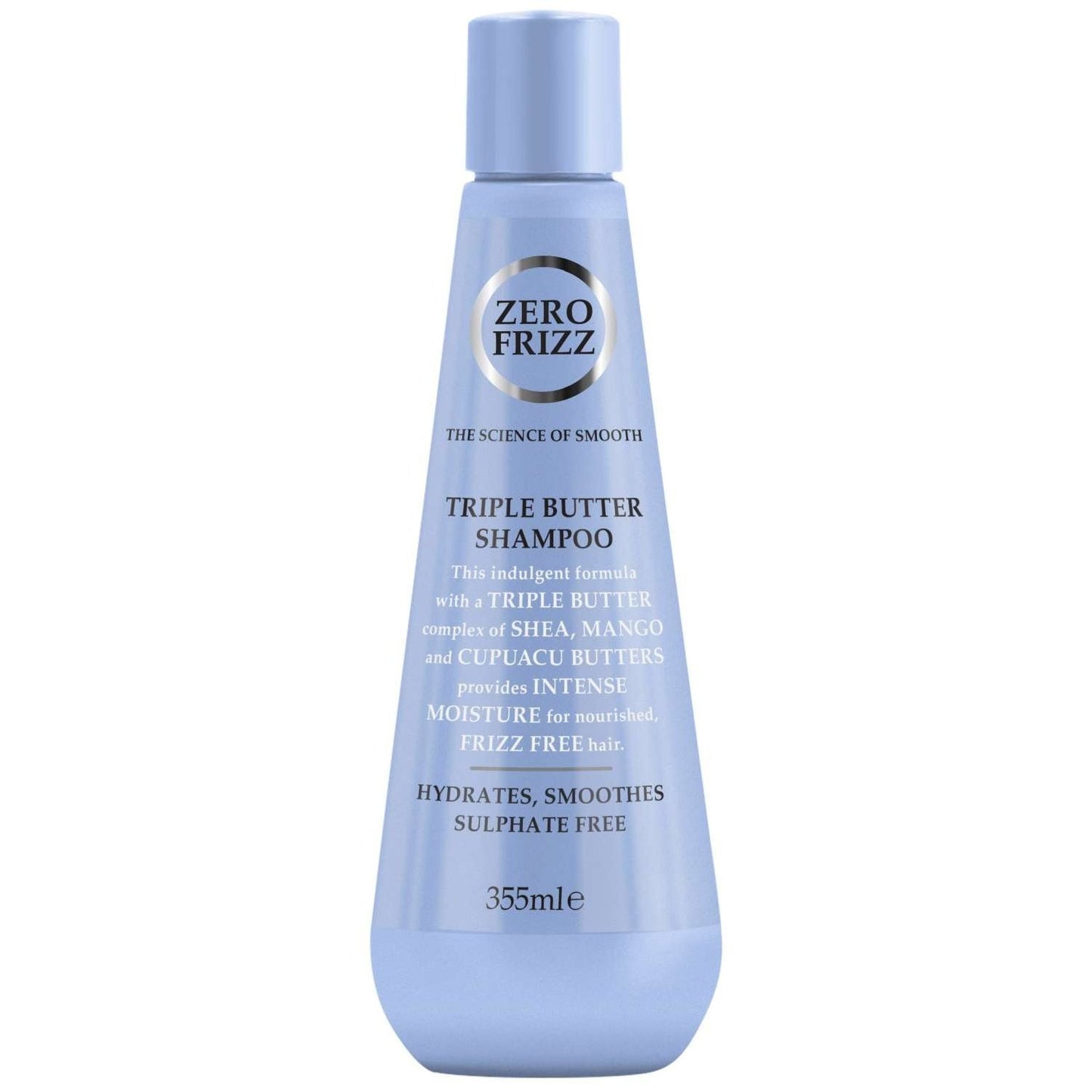 Zero Frizz Triple Butter Shampoo 12 Oz