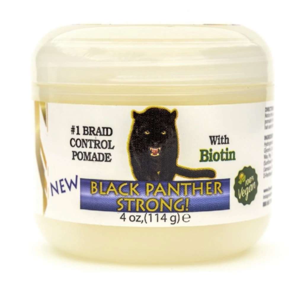 Black Panther - Pomada vegana de sujeción fuerte 4 Oz