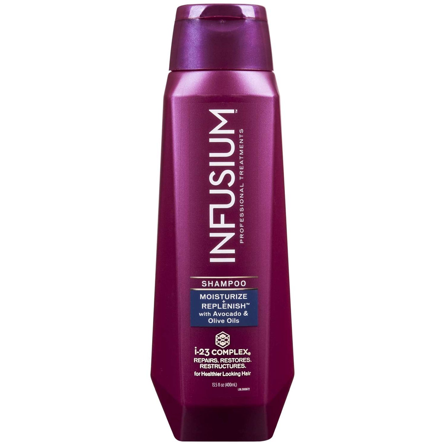 Infusium 23 Infusium Shampoo hidrata y repone con aceites de aguacate y oliva 13.5 oz