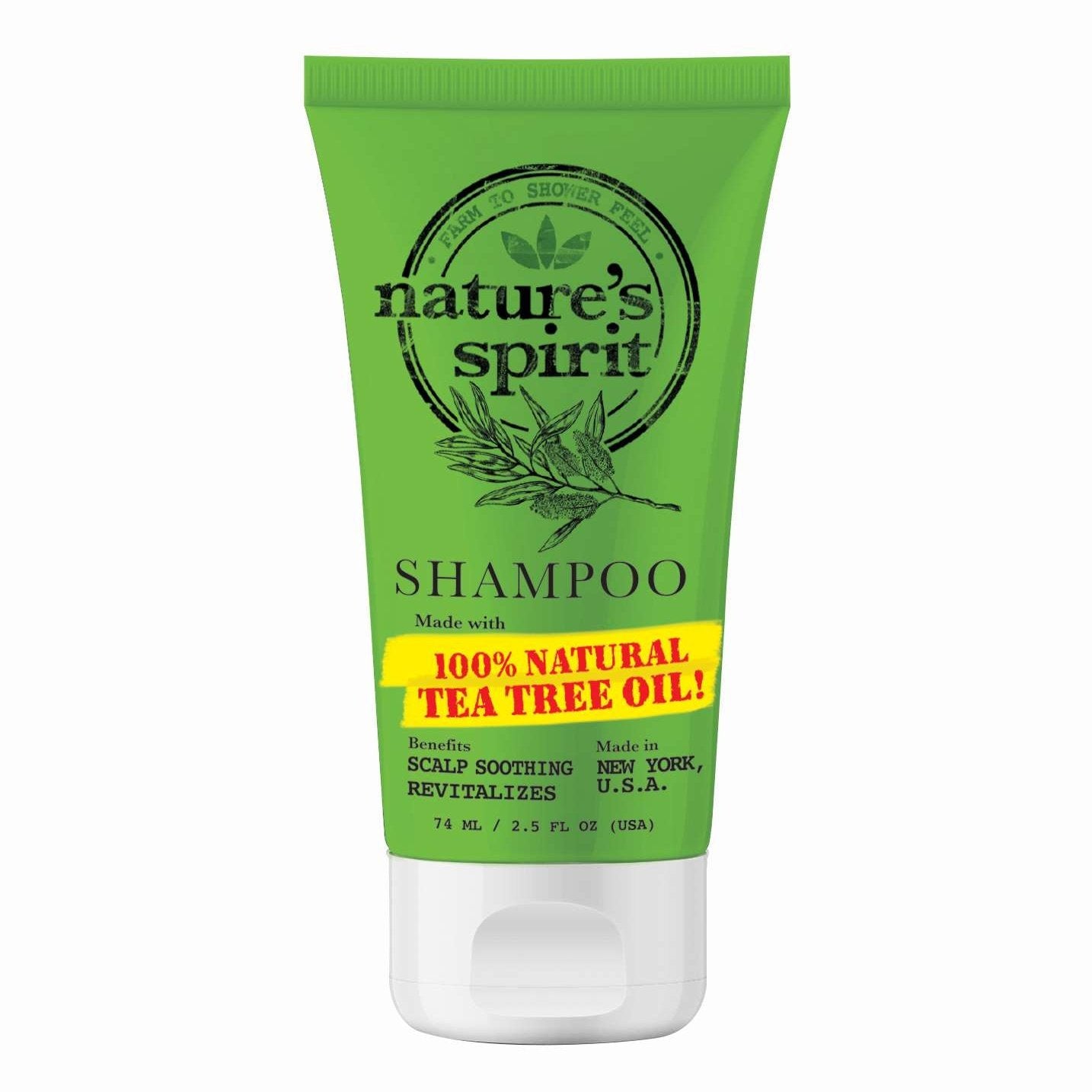 Champú Natures Spirit Tea Tree Tamaño de prueba 2.5 Oz