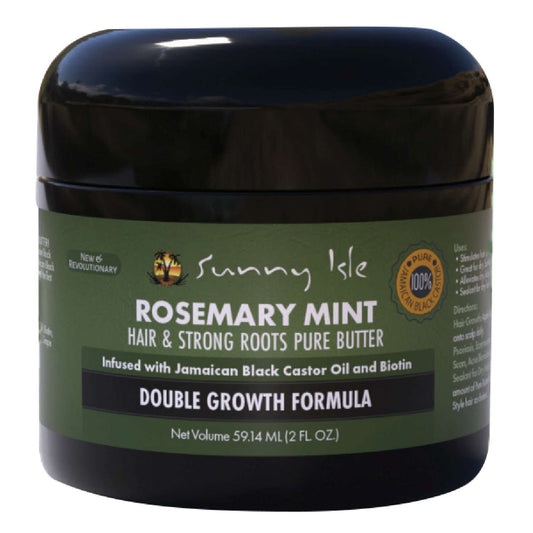 Sunny Isle Rosemary Mint Hair And Strong Roots Pure Butter 2 Oz