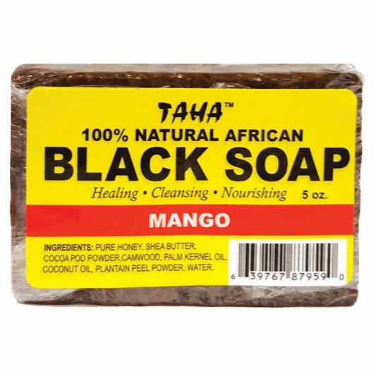 Taha Black Soap Mango 5 Oz