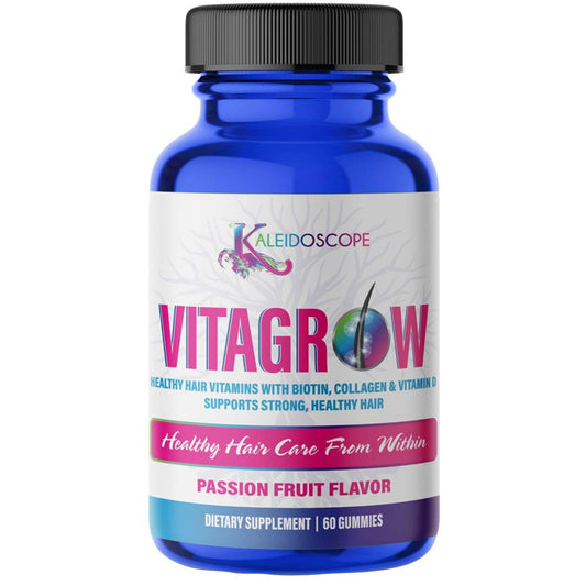 Kaleidoscope Vitagrow Healthy Hair Vitamins With Biotin 60 Count