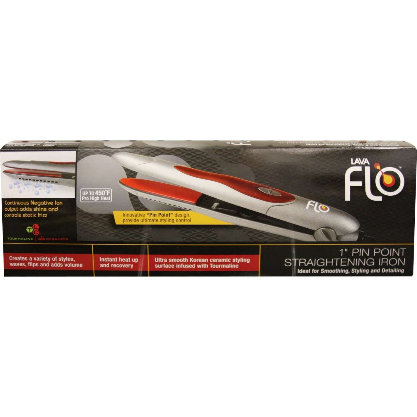 Plancha recta delgada Lava Flo con iones