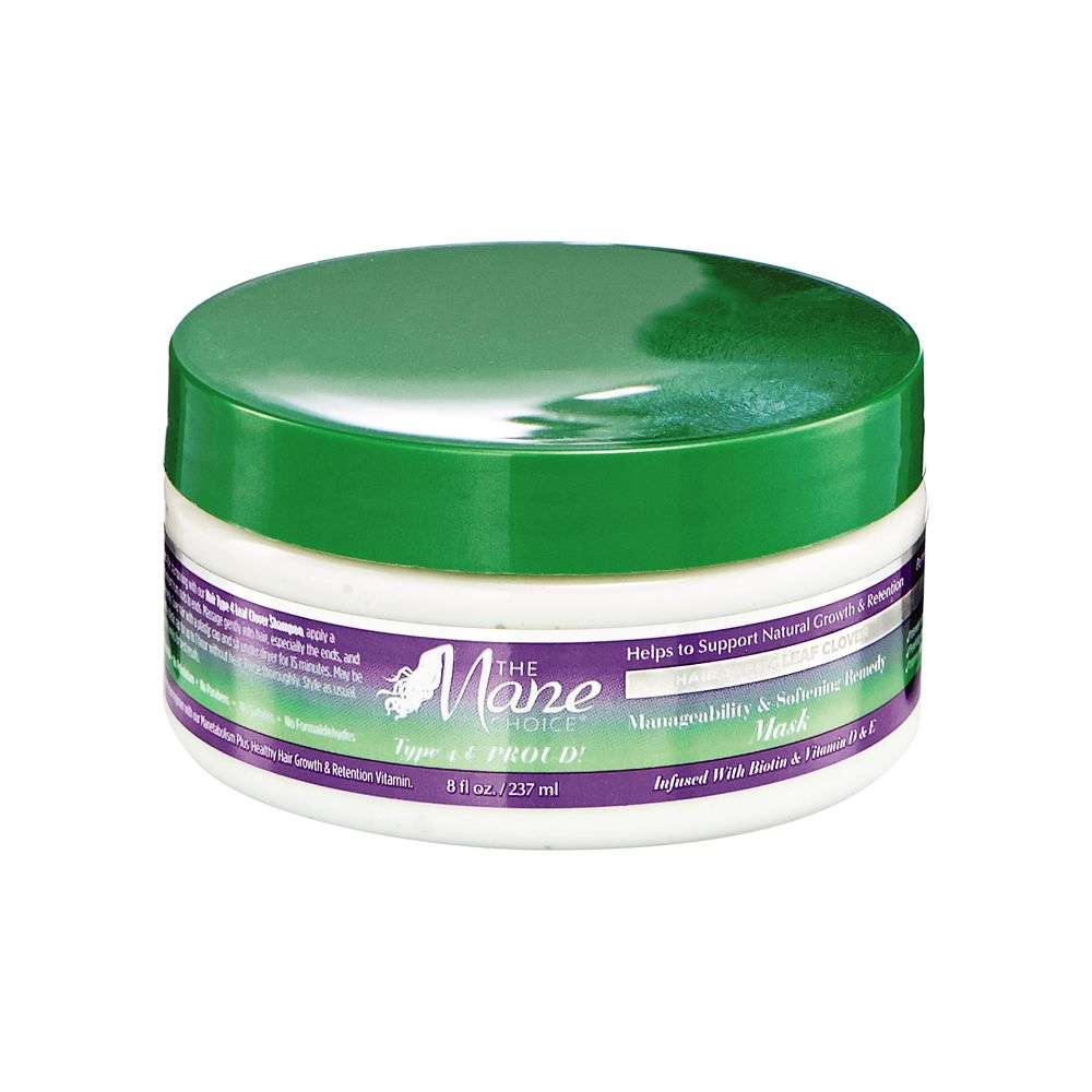 The Mane Choice Hair Type 4 Leaf Clover Manejabilidad Mascarilla Remedio Suavizante 8 Oz