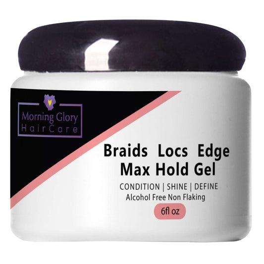 Morning Glory Braids Locs Edges Max Hold Gel 6 Oz