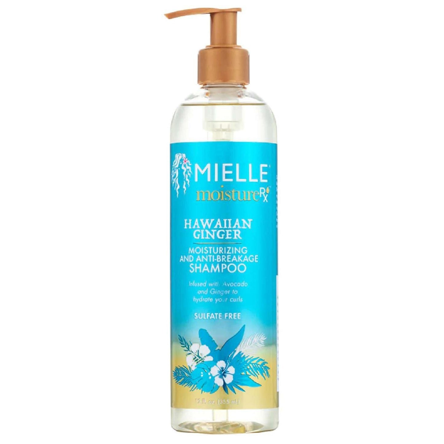 Mielle Moisture Rx Champú antirotura de jengibre hawaiano 12.0 fl oz