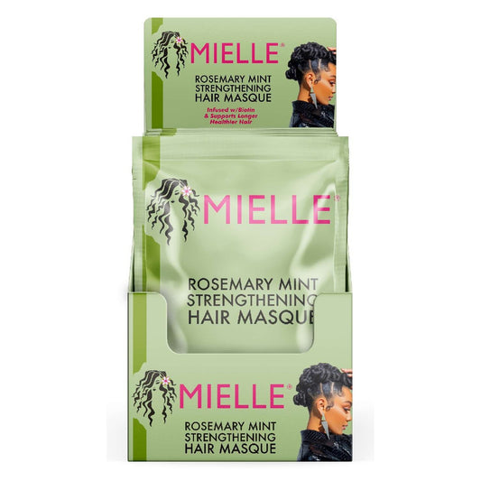 Mascarilla fortalecedora para el cabello con menta y romero, 1,75 onzas