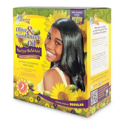 Sofnfree Pretty Olive Sunflower Oil No-Lye Relaxer Regular