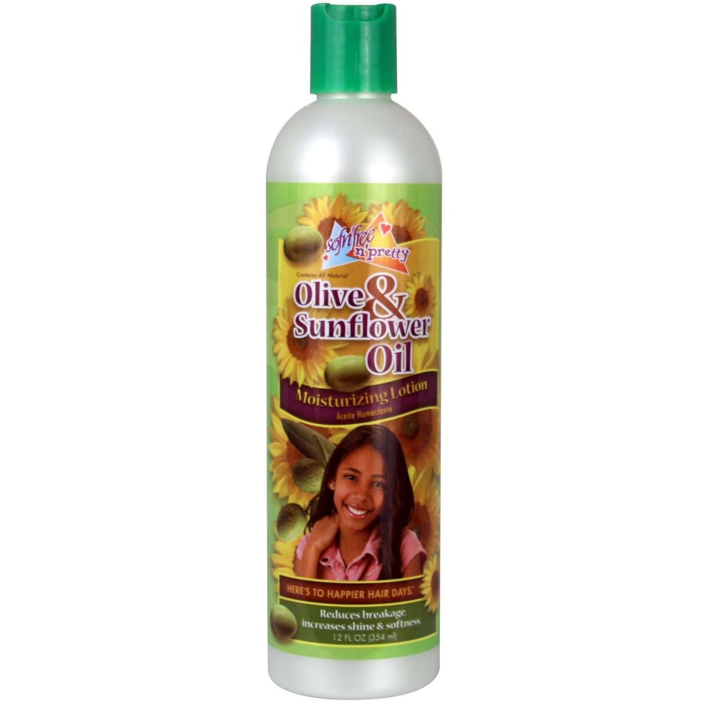 Sofnfree Pretty Olive Sunflower Oil Moisturizing Lotion 12 Fl Oz