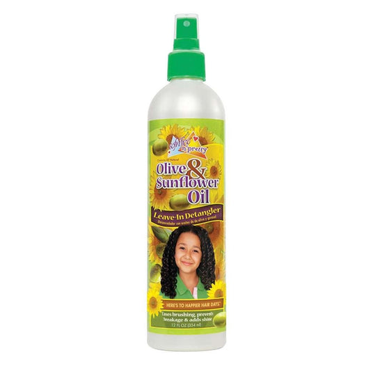 Sofnfree Pretty Olive Sunflower Oil Leave-In Detangler 12 Fl Oz