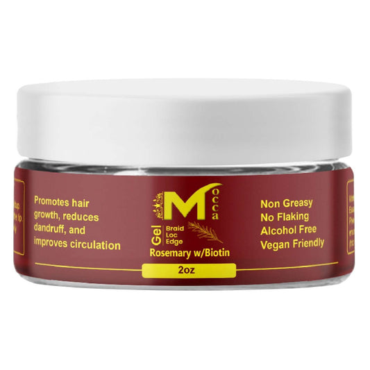 Mocca Healthy Braiding Loc And Twist Gel Rosemary 2 Oz