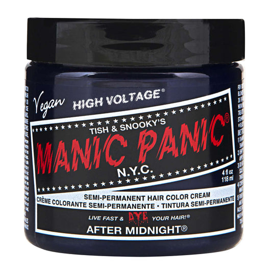 Manic Panic Semi Permanent Cream Hair Color - After Midnight 4 Oz