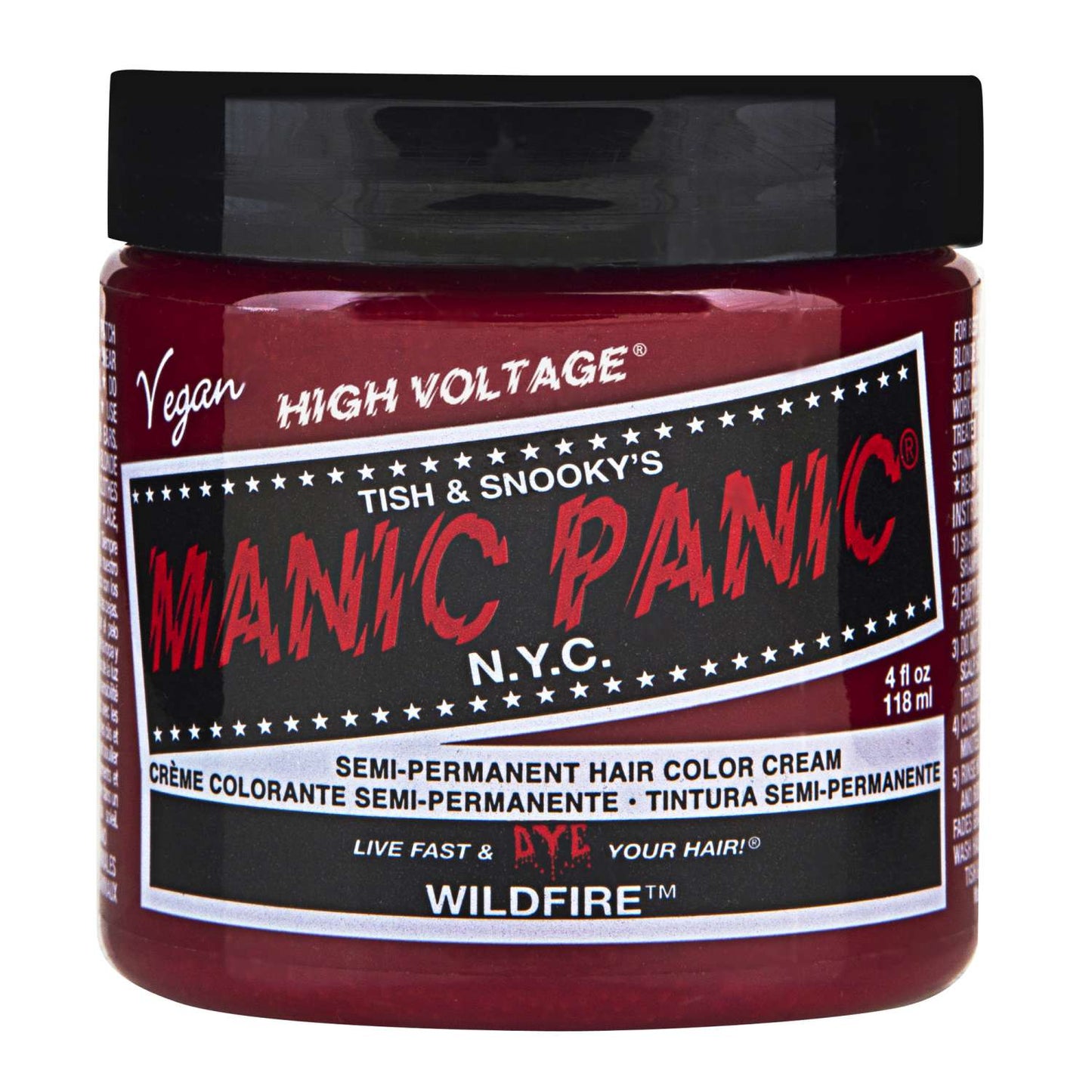 Manic Panic Semi Permanent Cream Hair Color - Wildfire 4 Oz