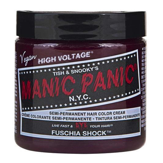 Color de cabello en crema semipermanente Manic Panic - Fuschia Shock 4 Oz