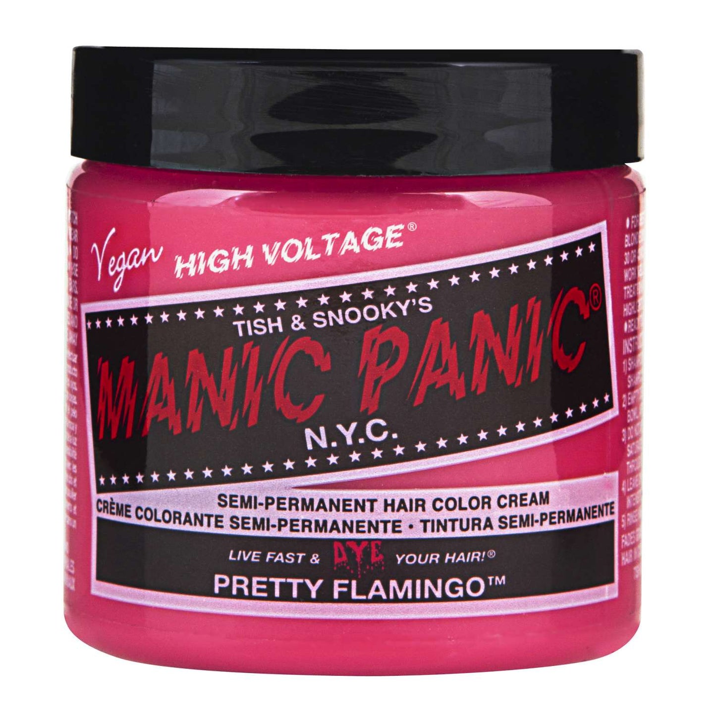 Color de cabello en crema semipermanente Manic Panic - Pretty Flamingo 4 Oz