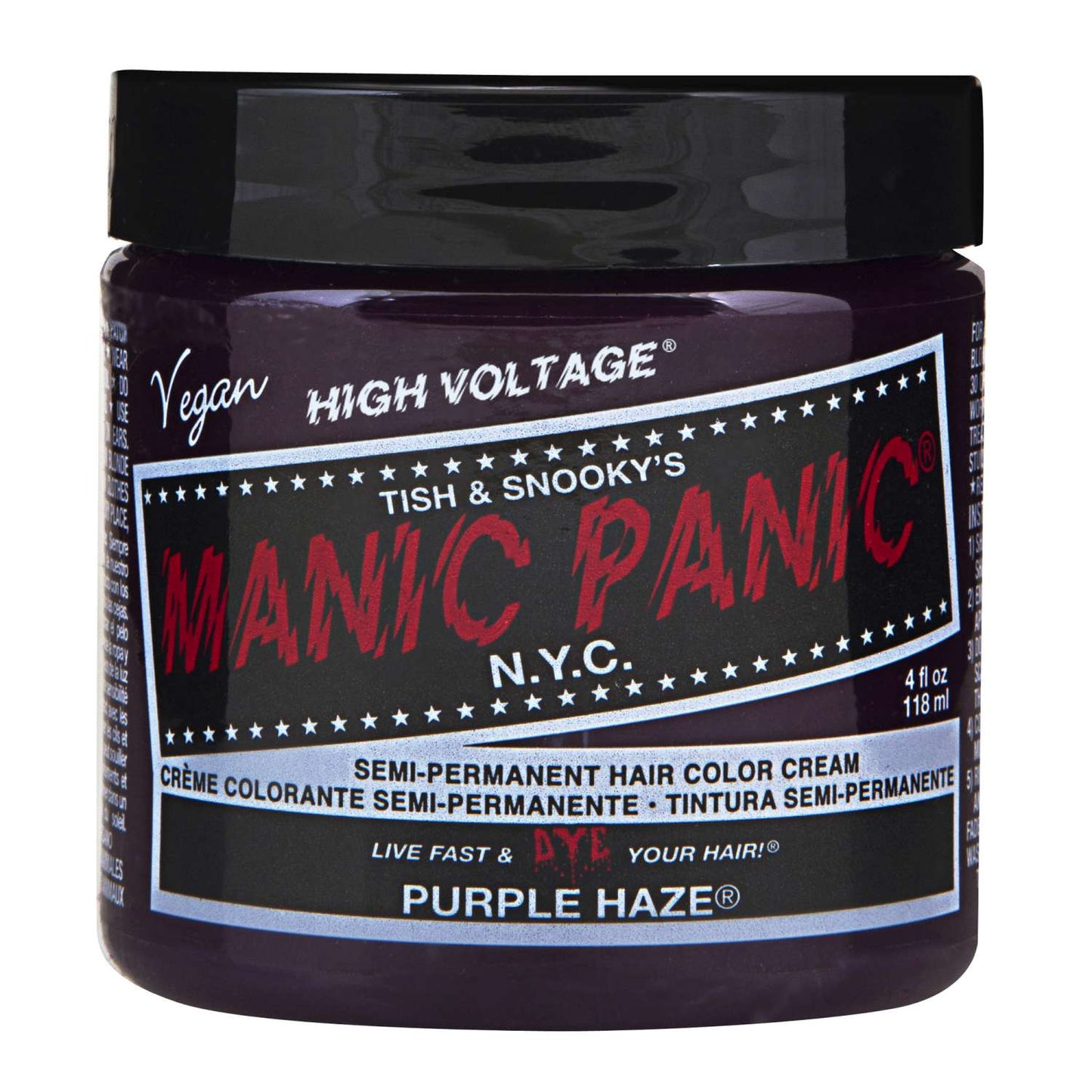 Manic Panic Semi Permanent Cream Hair Color - Purple Haze 4 Oz