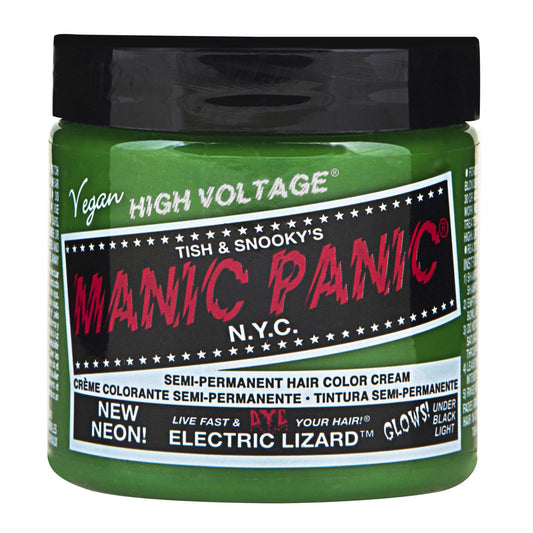 Color de cabello en crema semipermanente Manic Panic - Lagarto eléctrico 4 Oz