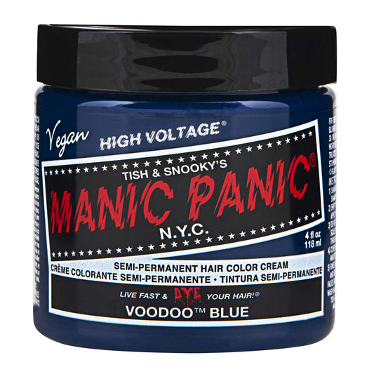 Manic Panic Semi Permanent Cream Hair Color - Voodoo Blue 4 Oz