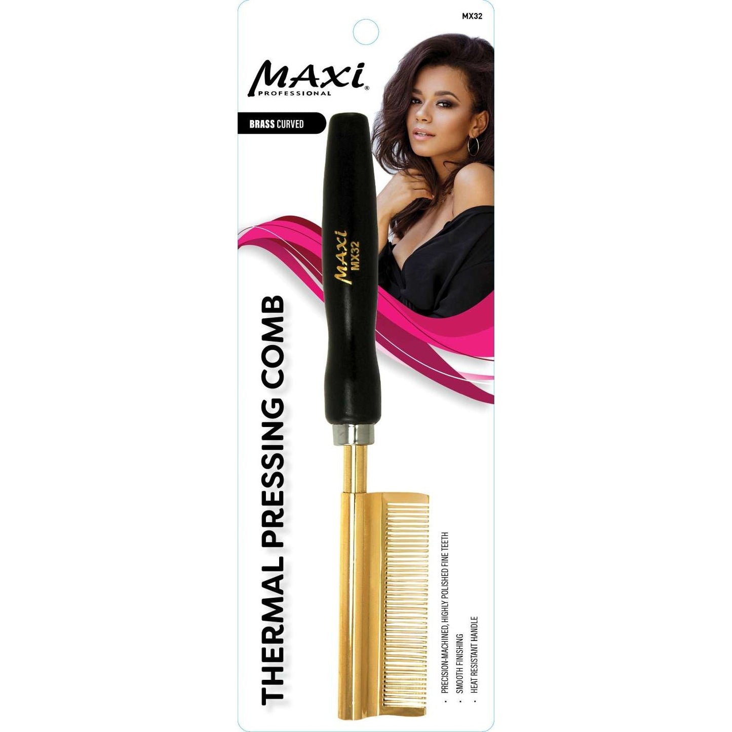 Peine prensador Maxi Hair Tool Latón