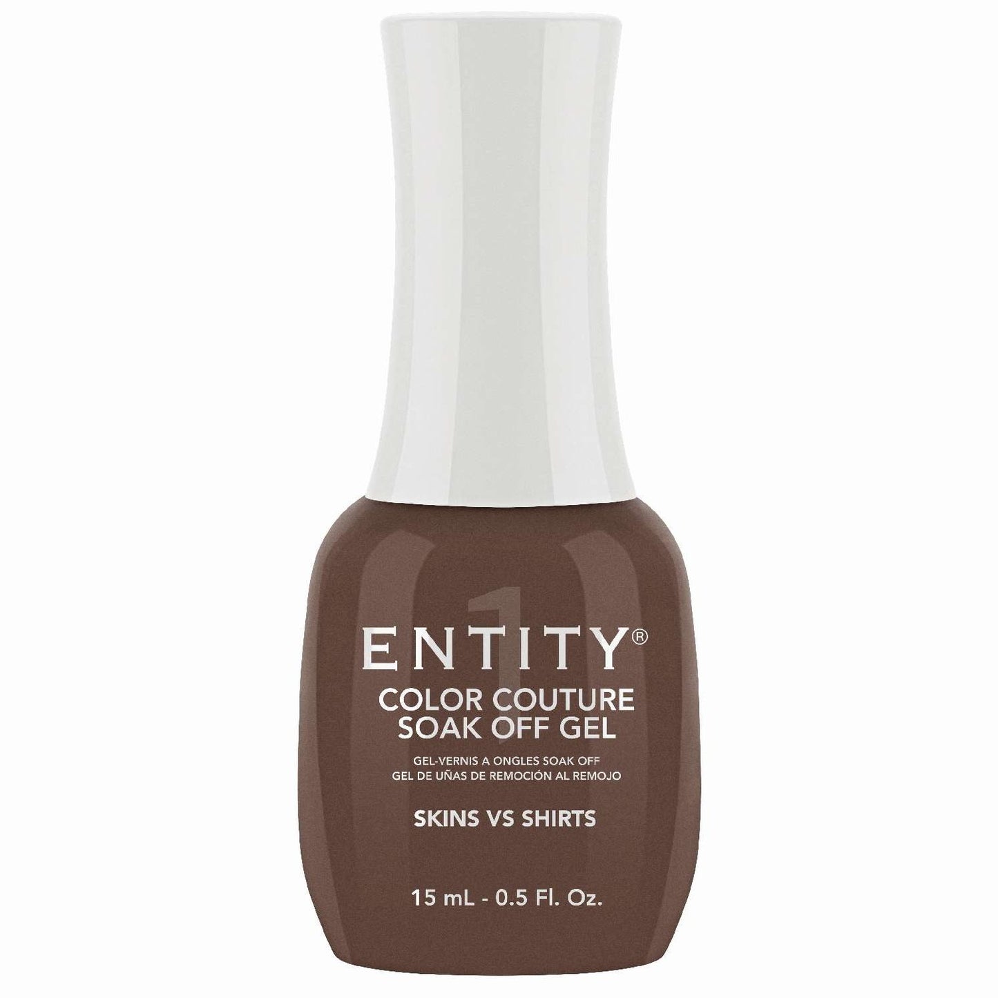 Entity Color Couture Soak Off Gel Pieles Vs Camisas 0.5 Fl Oz