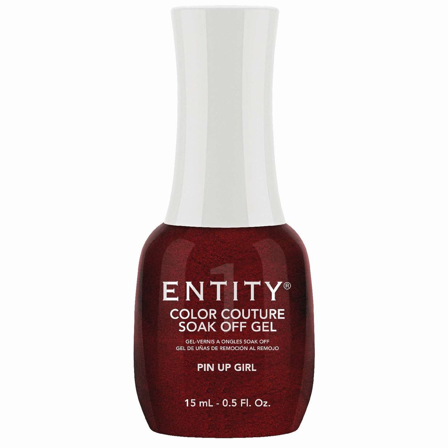 Entity Color Couture Soak Off Gel Pin Up Girl 0.5 onzas líquidas