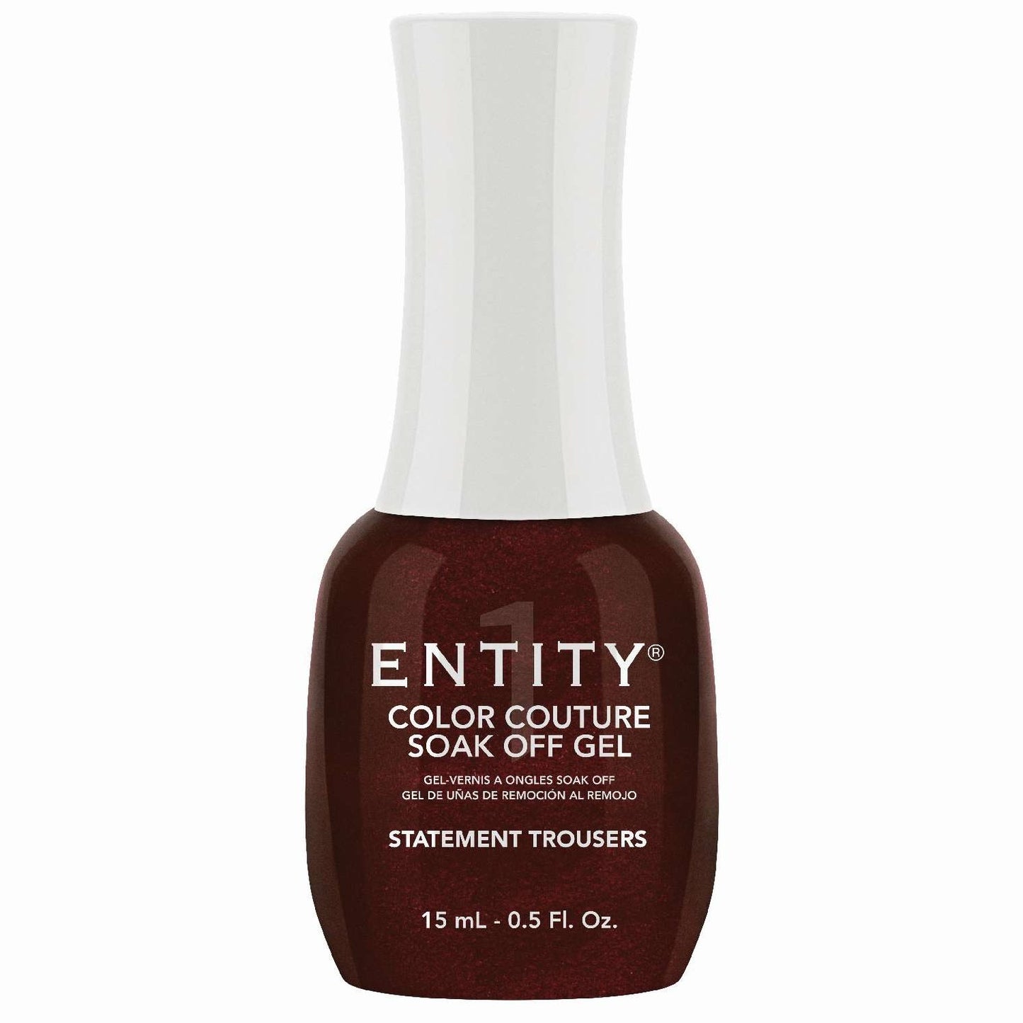 Entity Color Couture Soak Off Gel Declaración Pantalones 0.5 Fl Oz