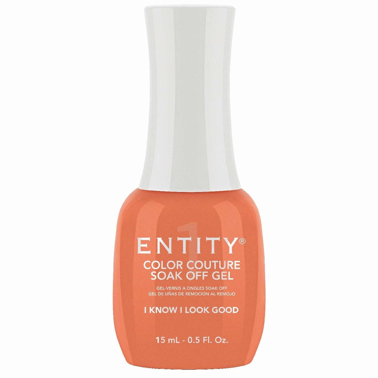 Entity Color Couture Soak Off Gel Sé que me veo bien 0.5 onzas líquidas