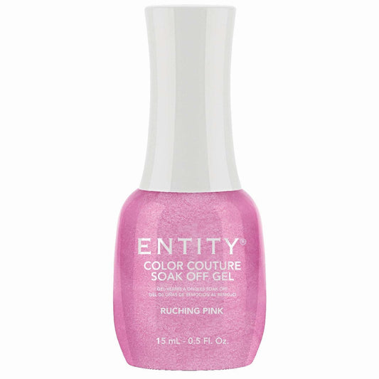Entity Color Couture Soak Off Gel Ruching Pink 0.5 Fl Oz