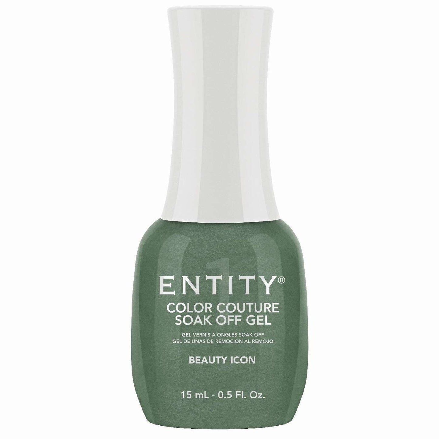 Entity Color Couture Soak Off Gel Icono de belleza 0.5 onzas líquidas