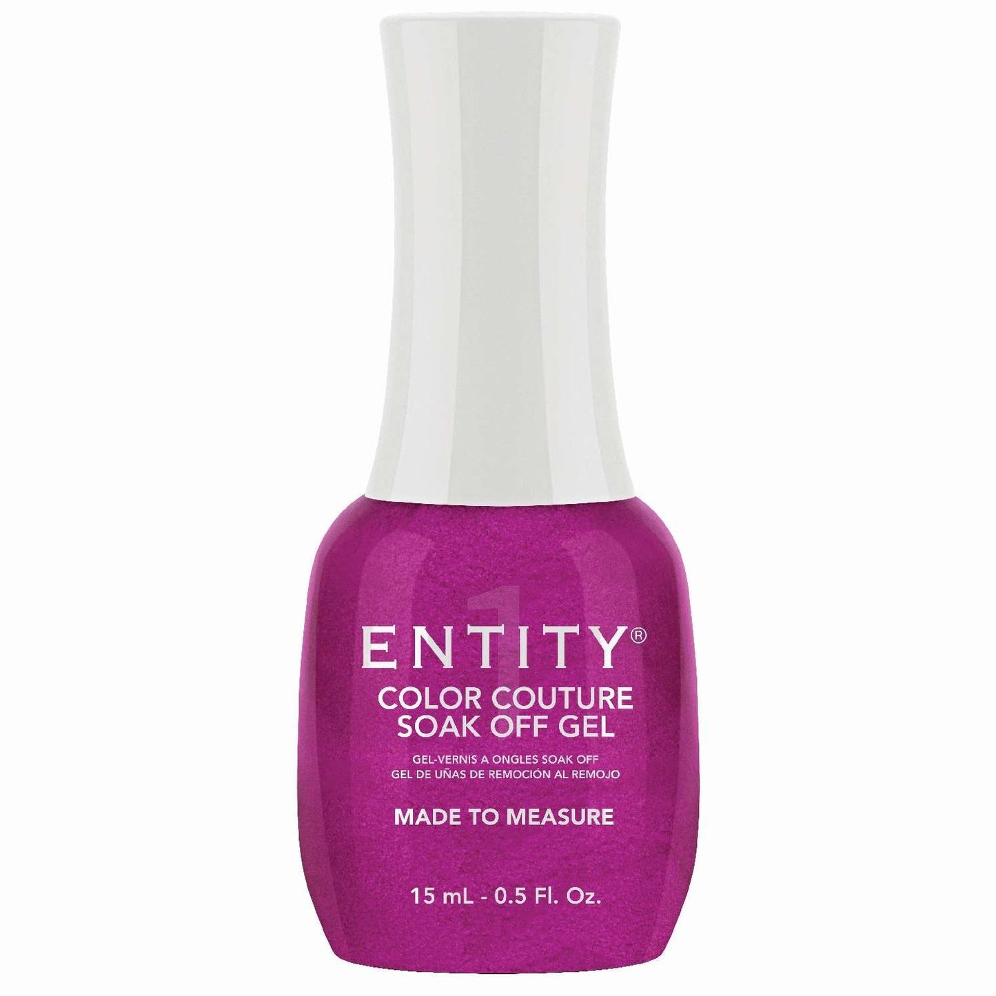 Entity Color Couture Soak Off Gel hecho a medida 0.5 onzas líquidas