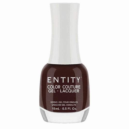 Entity Color Couture Gel Laca Beauty Icon 548 Cuero y encaje 0.5 onzas líquidas