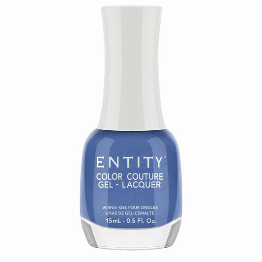 Entity Color Couture Gel Laca Beauty Icon 550 Bikini Azul 0.5 Fl Oz